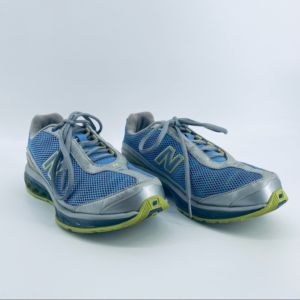 New Balance W8505BL Blue/Green/Silver Running Shoe - Picture 2 of 15